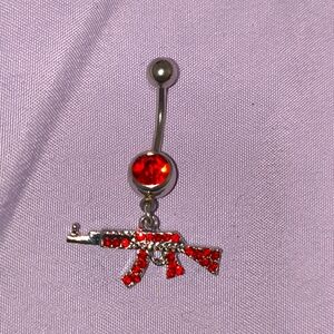 Gun belly ring